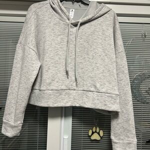 Juniors cropped hoodie  Size L
